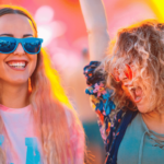 two hapipod homeshare people enjoying life at a festival